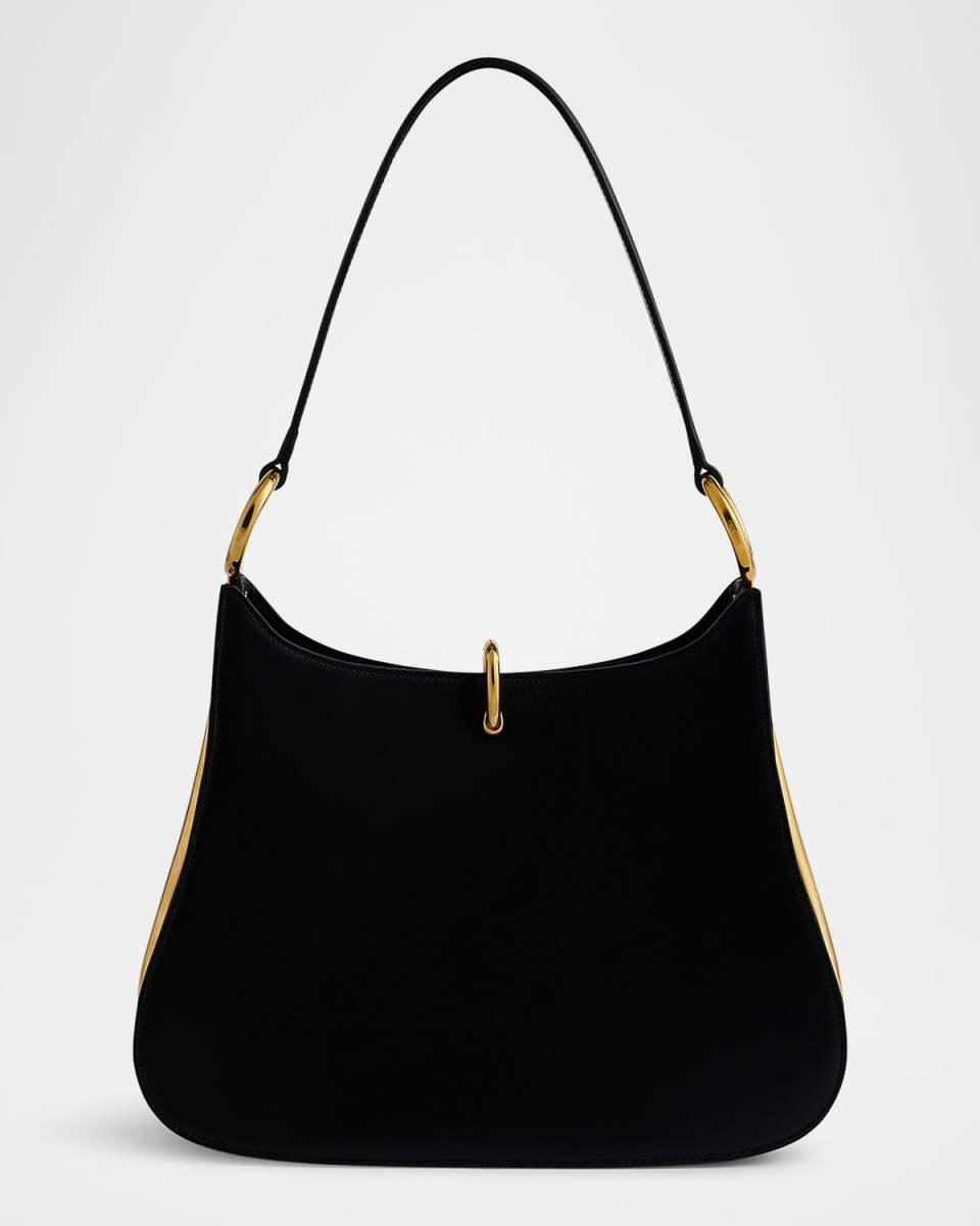 Sac A Main Leather Ring Medium Shoulder Bag
